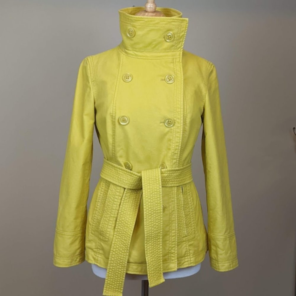 Gap Mustard Belted Jacket Size Small